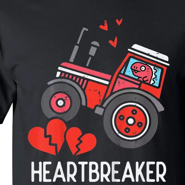 Tractor Heartbreaker Truck Valentines Day Tall T-Shirt