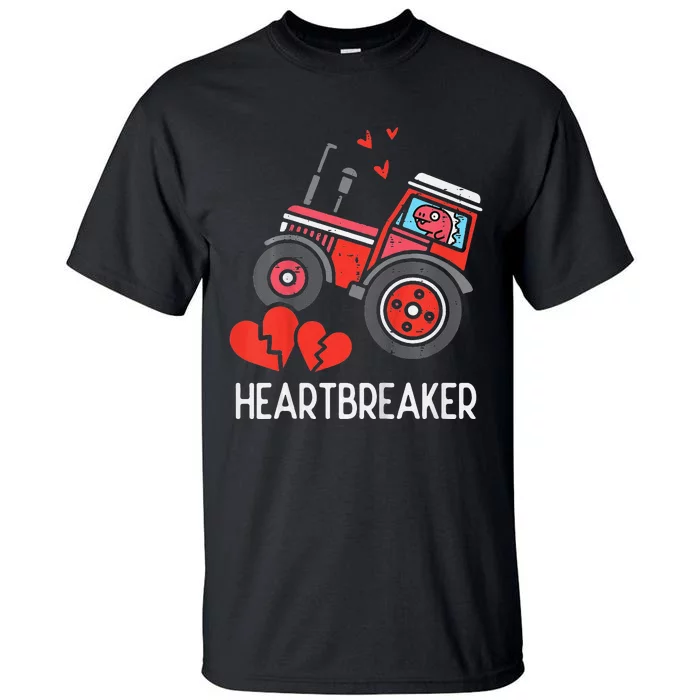 Tractor Heartbreaker Truck Valentines Day Tall T-Shirt