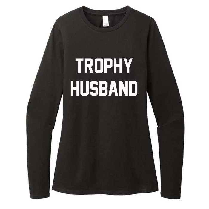 Trophy Husband Womens CVC Long Sleeve Shirt