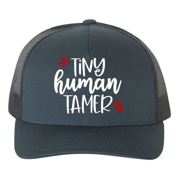 Tiny Human Tamer Funny Yupoong Adult 5-Panel Trucker Hat