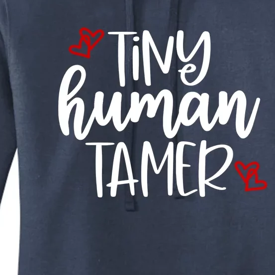 Tiny Human Tamer Funny Women's Pullover Hoodie