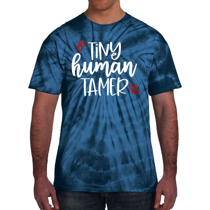 Tiny Human Tamer Funny Tie-Dye T-Shirt