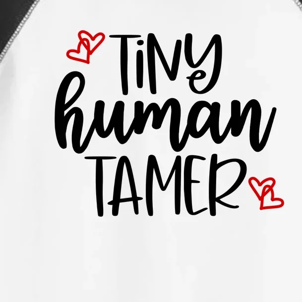 Tiny Human Tamer Funny Toddler Fine Jersey T-Shirt