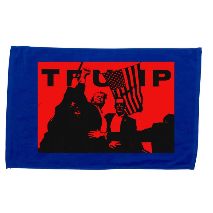 Trump Hero Trump Assassination Attempt Microfiber Hand Towel