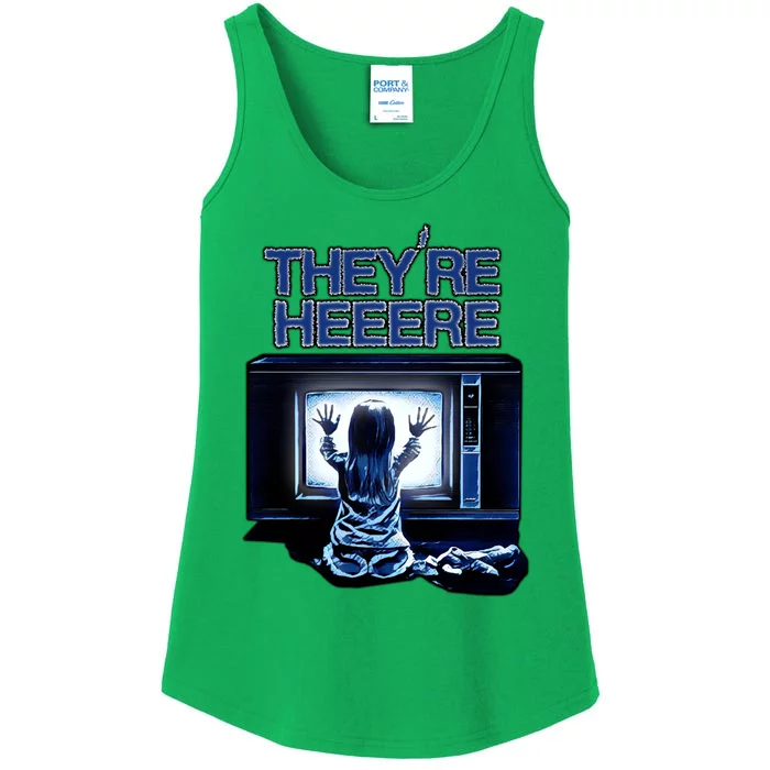 Theyre Here Ladies Essential Tank