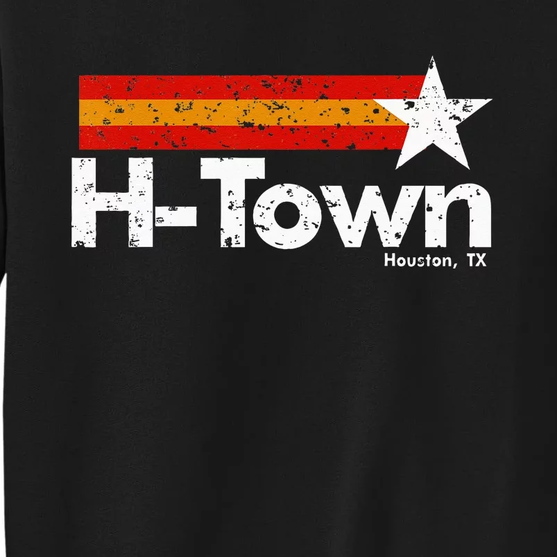 Town Houston Texas Tall Sweatshirt