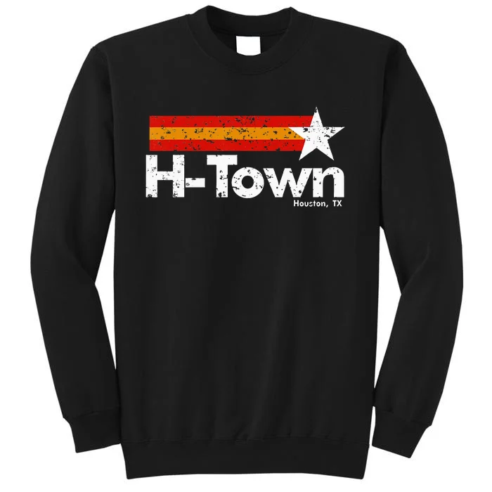 Town Houston Texas Tall Sweatshirt