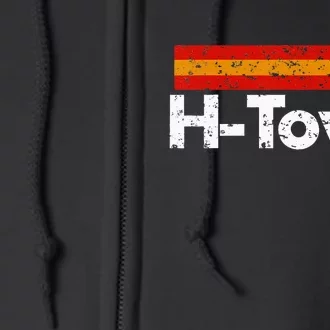 Town Houston Texas Full Zip Hoodie