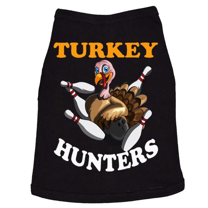 Turkey Hunters Turkey Thanksgiving Bowling Bahn Bowling Doggie Tank