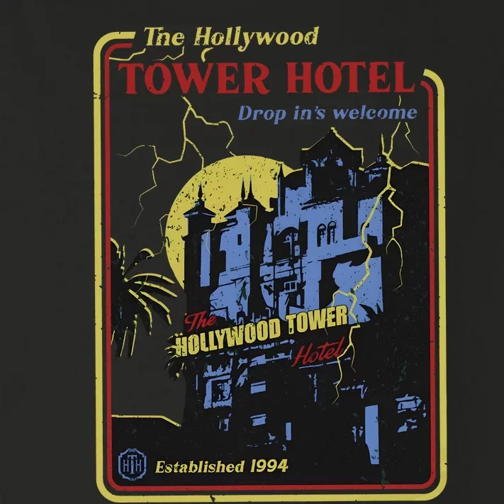 The Hollywood Tower Hotel The Twilight Zone Halloween Scary Toddler Long Sleeve Shirt