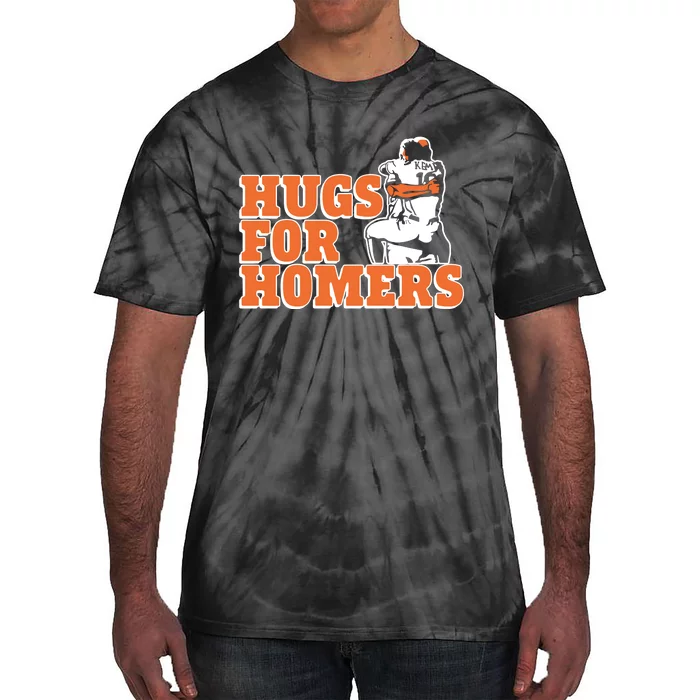 Tom Hanks Trumptony Kemp And Evan Gattis Hug For Homers Tie-Dye T-Shirt