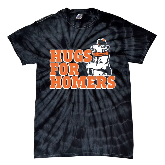 Tom Hanks Trumptony Kemp And Evan Gattis Hug For Homers Tie-Dye T-Shirt