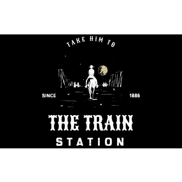 Take Him To The Train Station Bumper Sticker