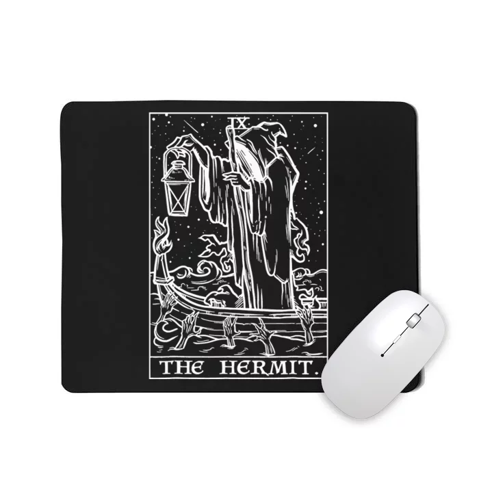 The Hermit Tarot Card Mousepad