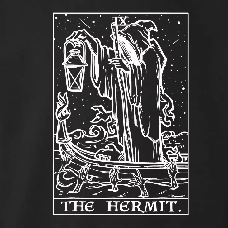 The Hermit Tarot Card Toddler Hoodie