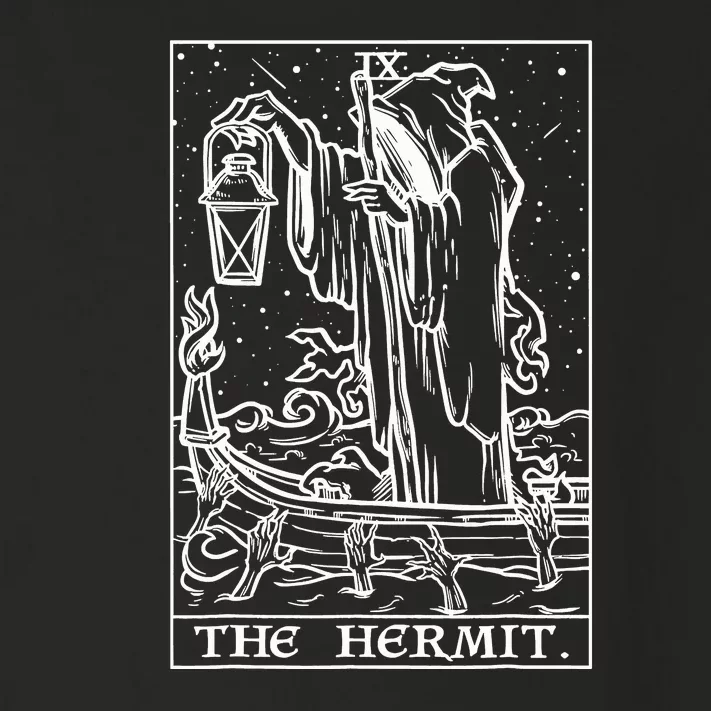 The Hermit Tarot Card Toddler Long Sleeve Shirt