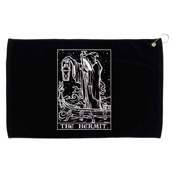 The Hermit Tarot Card Grommeted Golf Towel