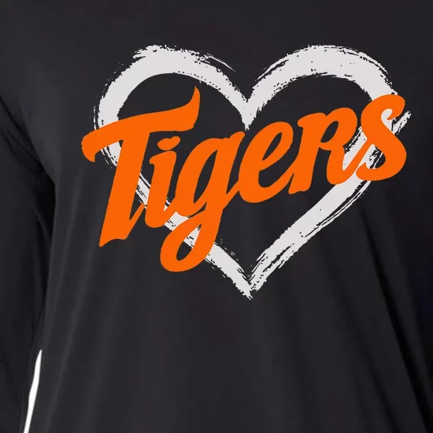 =Tigers Heart Throwback Cooling Performance Long Sleeve Crew