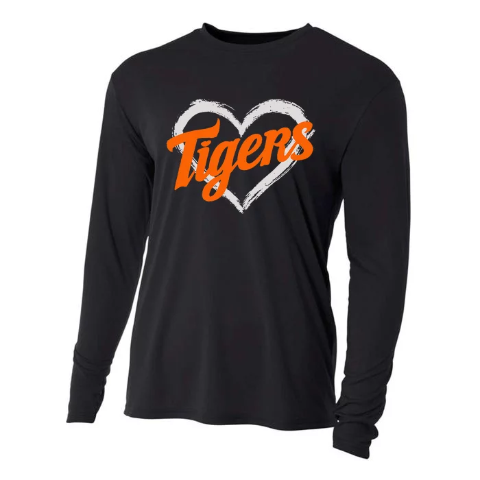 =Tigers Heart Throwback Cooling Performance Long Sleeve Crew