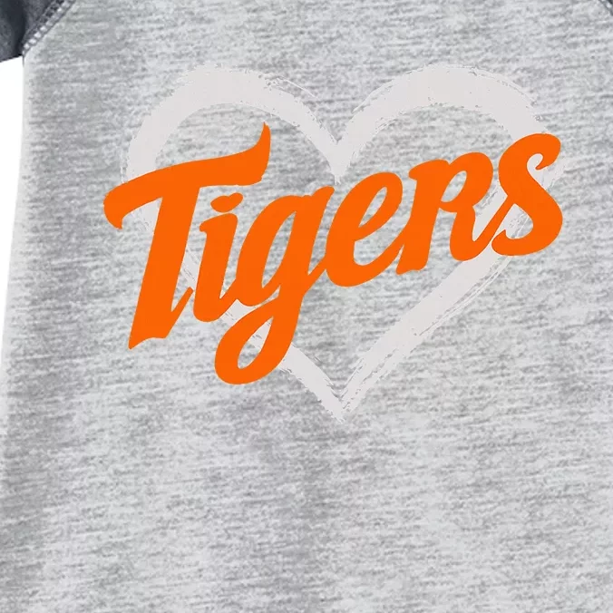 =Tigers Heart Throwback Infant Baby Jersey Bodysuit