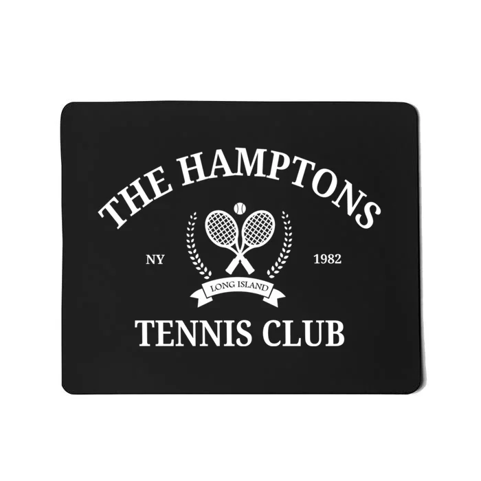 The Hamptons Tennis Club Vintage Style Aesthetic Crewneck Mousepad