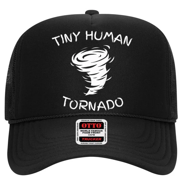 Tiny Human Tornado High Crown Mesh Trucker Hat