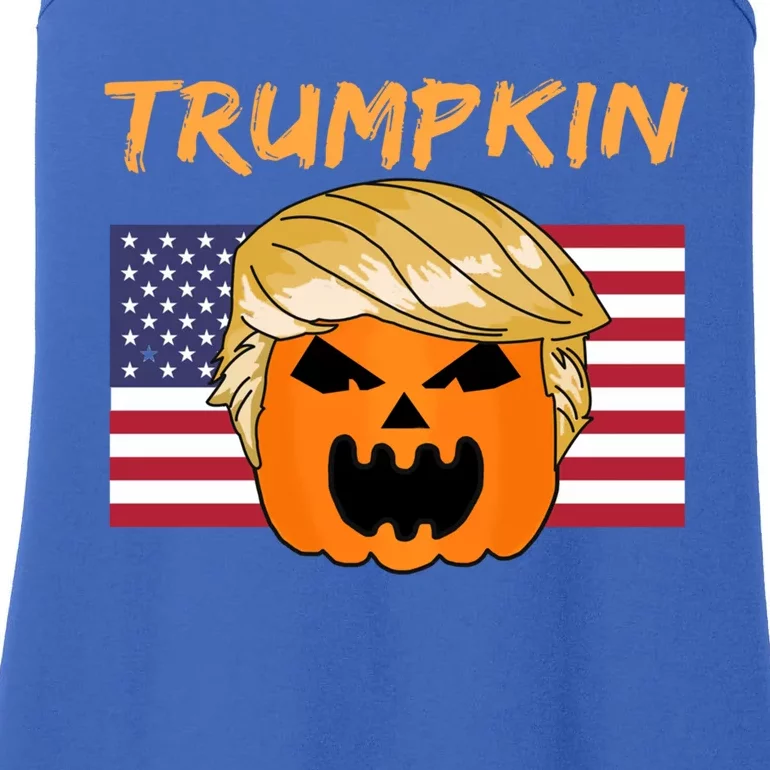 Trump Halloween Trumpkin Cute Gift Ladies Essential Tank