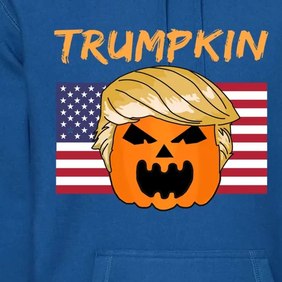 Trump Halloween Trumpkin Cute Gift Premium Hoodie