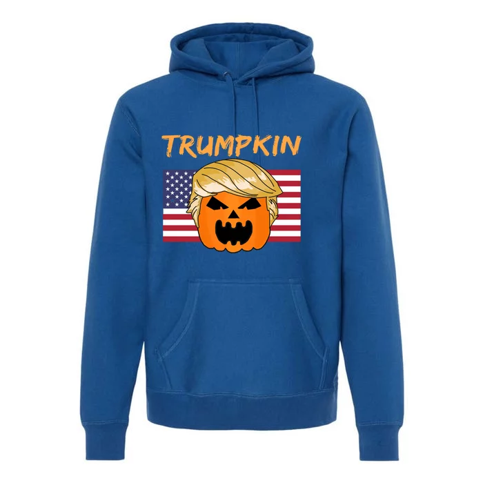 Trump Halloween Trumpkin Cute Gift Premium Hoodie