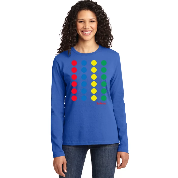 Twister Halloween Twister Board Costume Ladies Long Sleeve Shirt