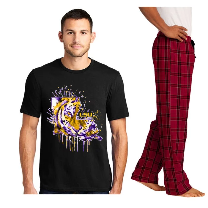 Tigers Half Tiger Face Pajama Set