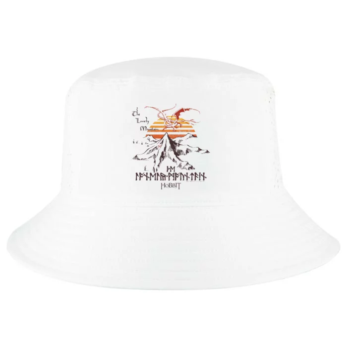 The Hobbit The Lonely Mountain Dragon Sunset Cool Comfort Performance Bucket Hat