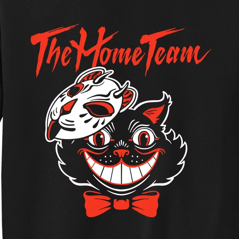 The Home Team Cat Mask Halloween Tall Sweatshirt