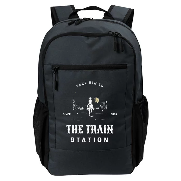 Take Him To The Train Station Daily Commute Backpack