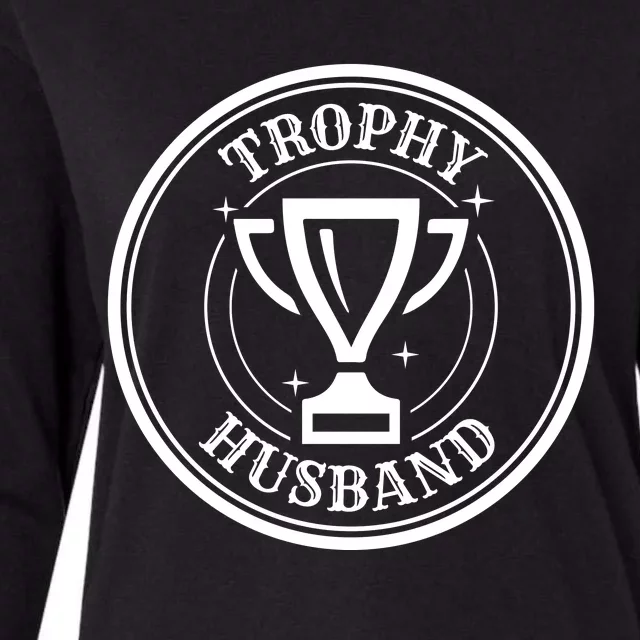 Trophy Husband Womens Cotton Relaxed Long Sleeve T-Shirt