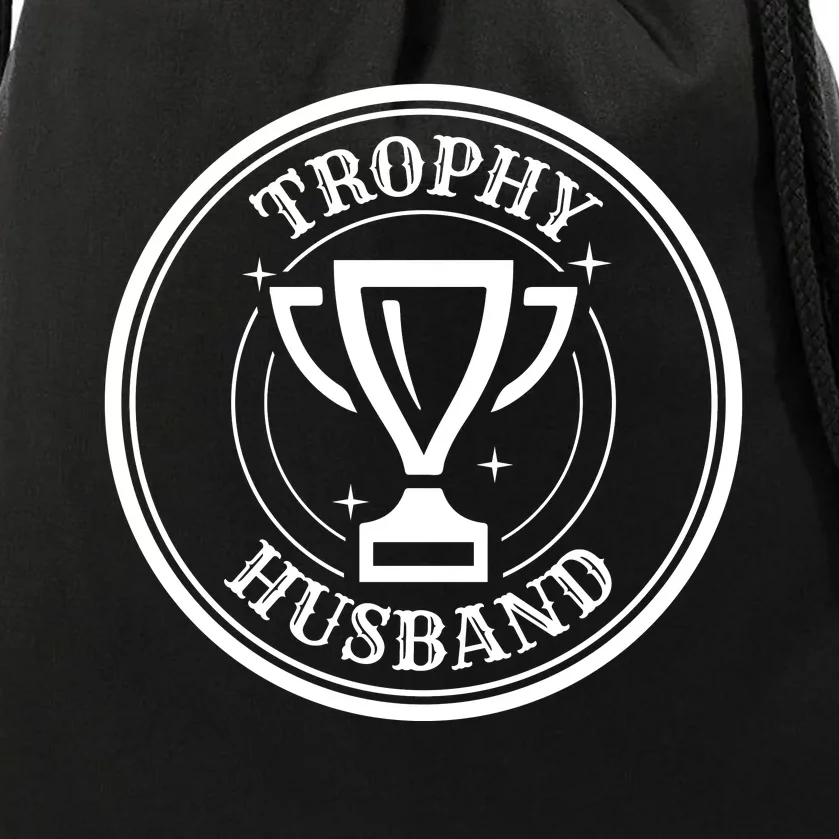 Trophy Husband Drawstring Bag