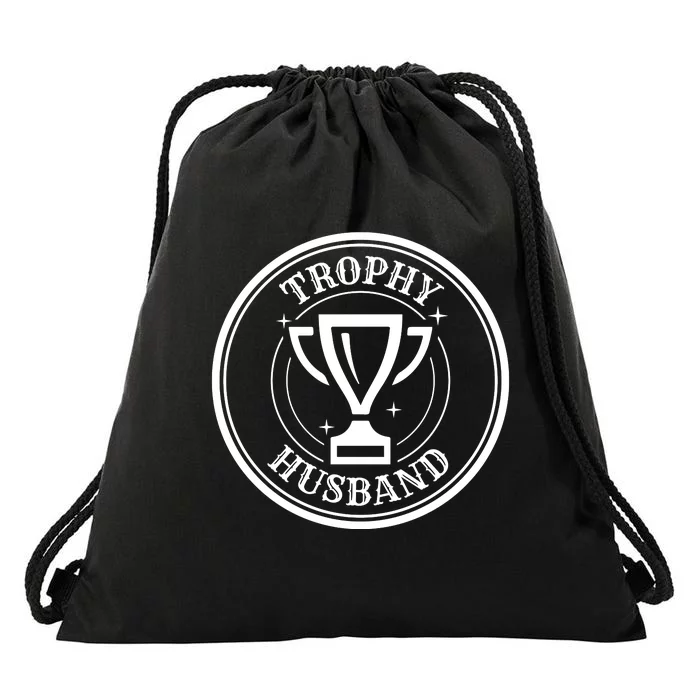 Trophy Husband Drawstring Bag