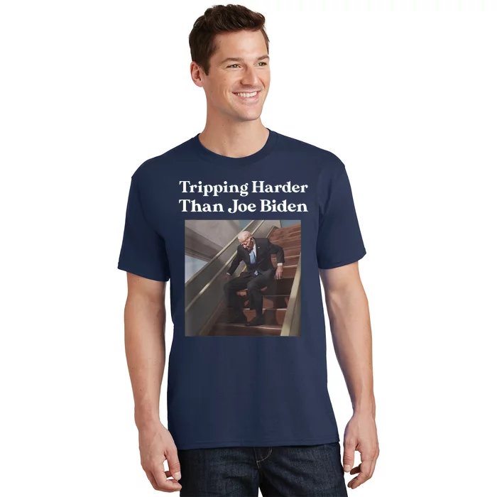 Tripping Harder Than Joe Biden T-Shirt