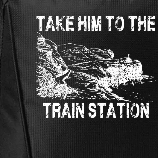 Take Him To The Train Station City Backpack