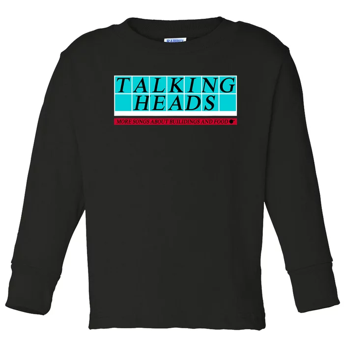 Talking Heads Tiled Toddler Long Sleeve Shirt