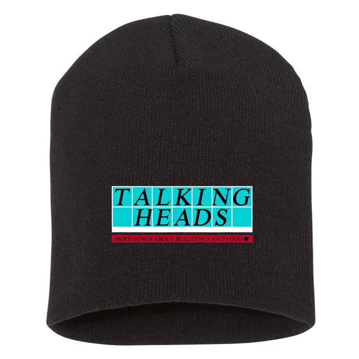 Talking Heads Tiled Short Acrylic Beanie