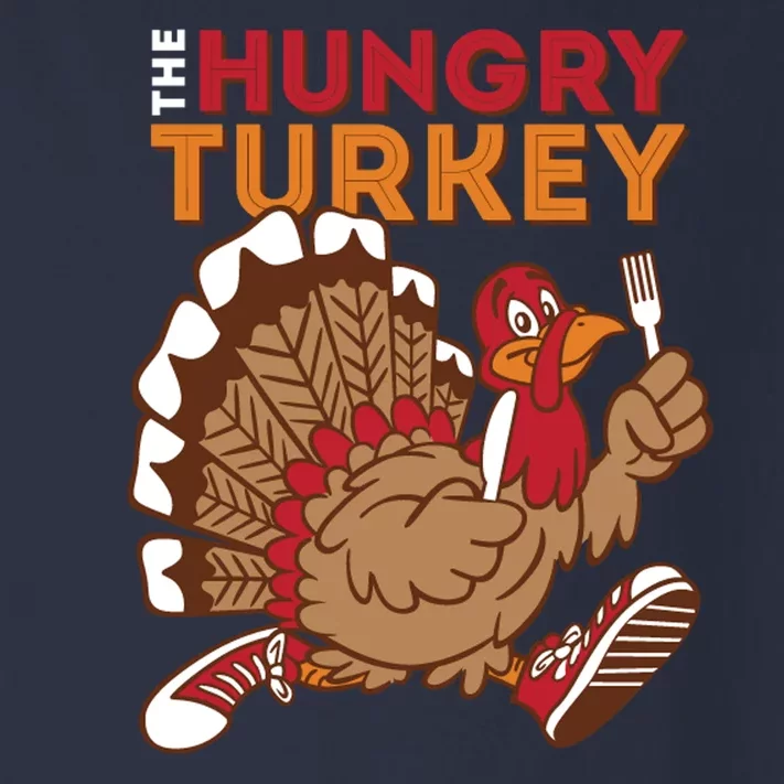 The Hungry Turkey Funny Thanksgiving Toddler Long Sleeve Shirt