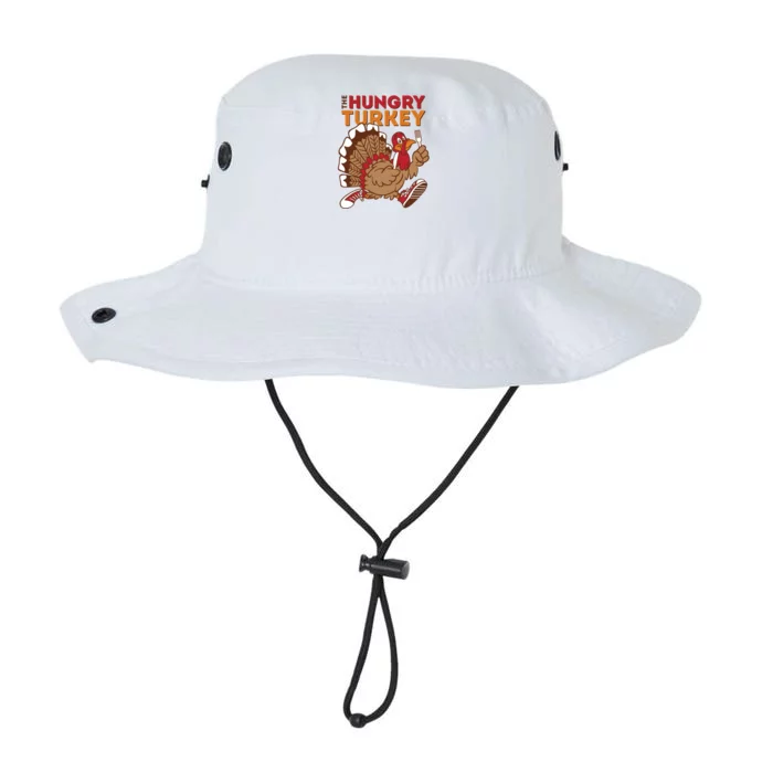 The Hungry Turkey Funny Thanksgiving Legacy Cool Fit Booney Bucket Hat