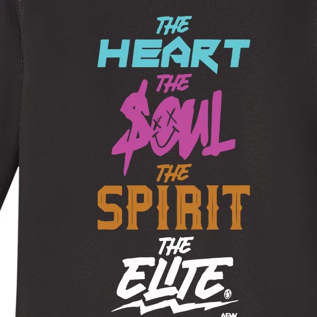 The Heart The Soul The Spirit The Elite Baby Long Sleeve Bodysuit