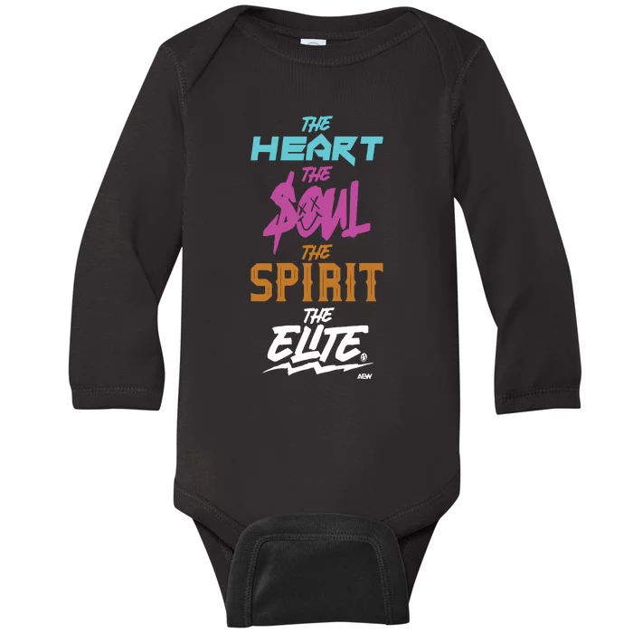 The Heart The Soul The Spirit The Elite Baby Long Sleeve Bodysuit