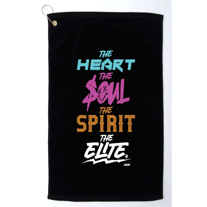 The Heart The Soul The Spirit The Elite Platinum Collection Golf Towel