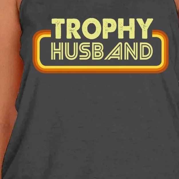 Trophy Husband Women's Knotted Racerback Tank