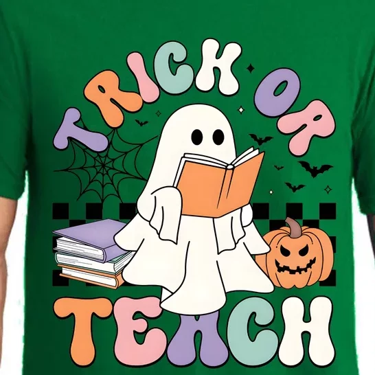 Teacher Halloween Trick Or Teach Pajama Set