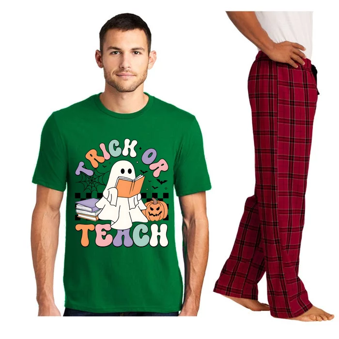 Teacher Halloween Trick Or Teach Pajama Set