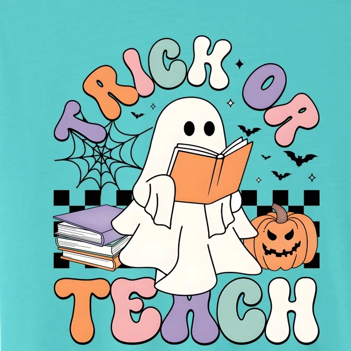 Teacher Halloween Trick Or Teach ChromaSoft Performance T-Shirt